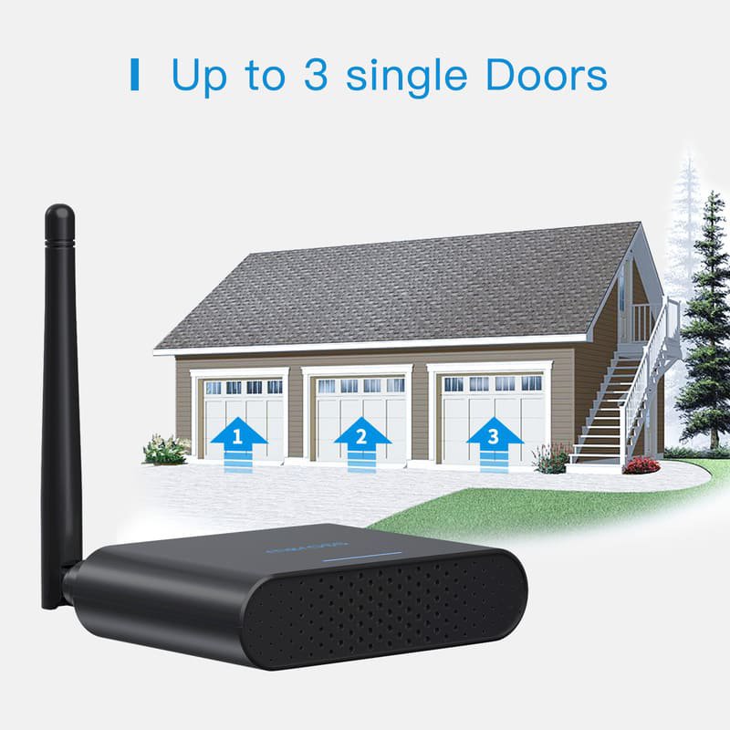 Meross Smart Wi-Fi otvírač garážových vrat pro tři vrata, MSG200HK (EU verze)