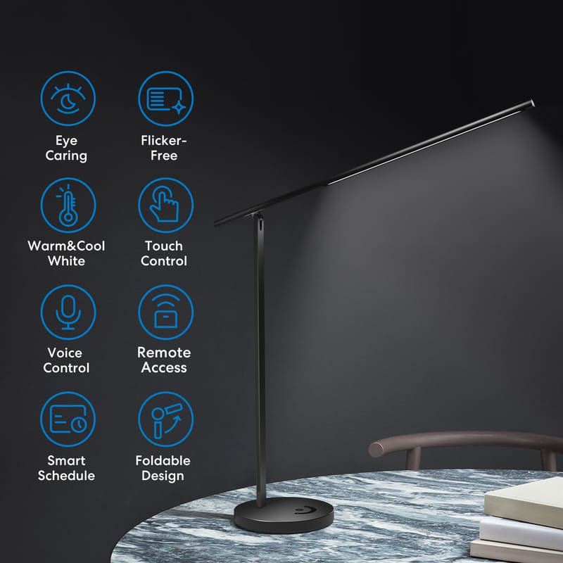 Meross Smart Wi-Fi LED Desk Lamp, MDL110MHK (EU version)