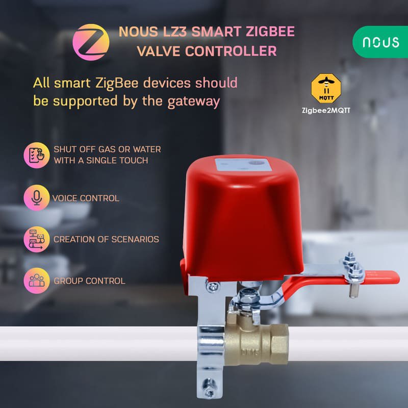 Nous LZ3 Zigbee Smart Valve Controller