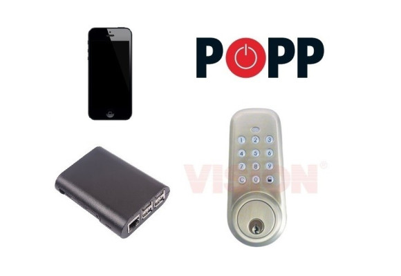 Popp Hub unlock lock wirelessly