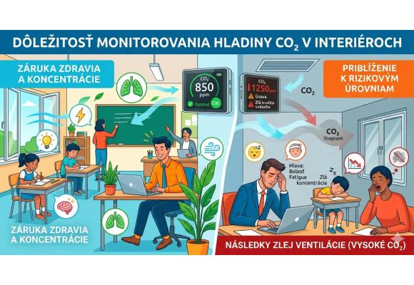 Monitorovanie CO₂ v interiéri: rýchla cesta k lepšiemu vzduchu, spánku a výkonu