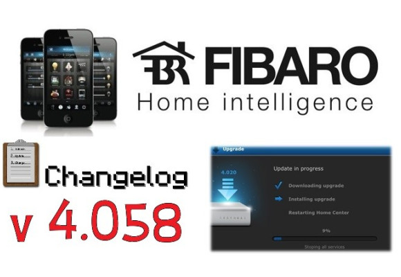 Fibaro HC2 v 4.058 BETA Changelog