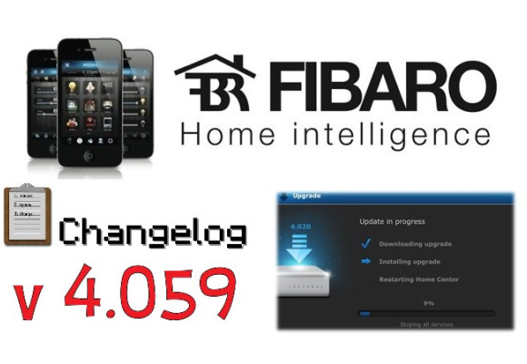 FIBARO HC2 V 4.059 BETA CHANGELOG