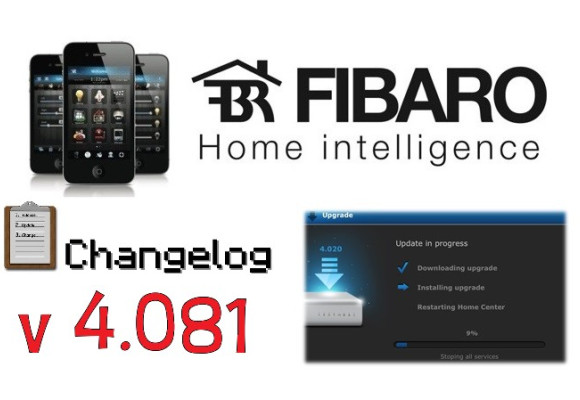 FIBARO HC2 V 4.081 BETA CHANGELOG