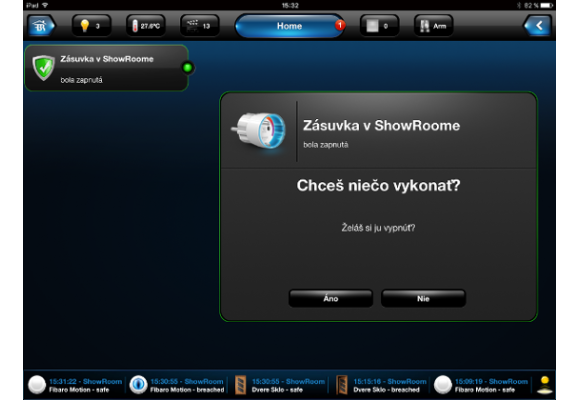 LUA Skript 2: Push notifikace Fibaro HC2