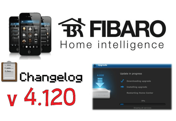 FIBARO HC2 V 4.120 CHANGELOG