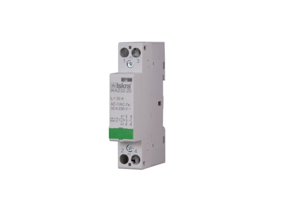 Switching of resistance loads up to 32A (230V AC) with the use of Z-Wave