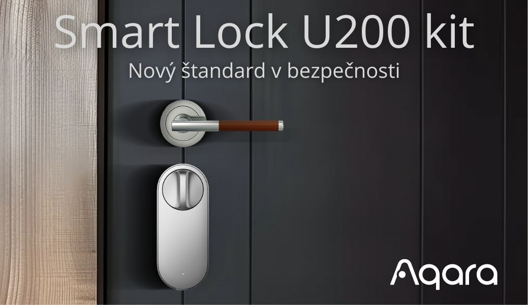 Novinka: AQARA Smart Lock U200 Kit- Smart Zámok